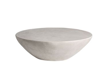 Round cement central coffee table TELFS Vical Home