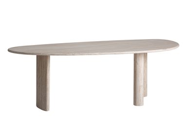 Free form travertine dining table THIENNES Vical Home