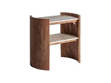 Travertine coffee table with storage space TIVOLI Vical Home
