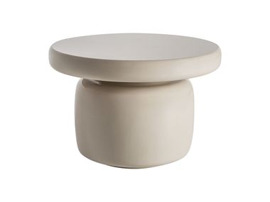 Mesa de centro redonda de MDF para sala de estar ZORBIG Vical Home