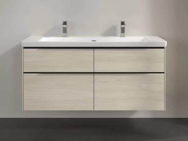 Villeroy & Boch, SUBWAY 3.0 Mobile lavabo doppio sospeso con cassetti