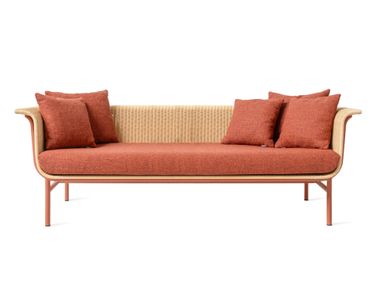 3 seater wicker garden sofa WICKED Vincent Sheppard