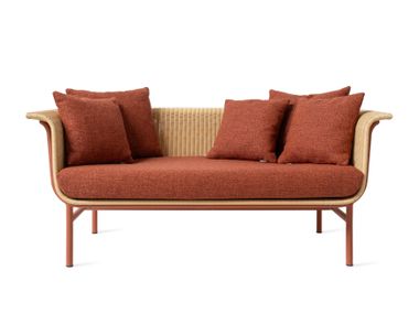2 seater wicker garden sofa WICKED Vincent Sheppard