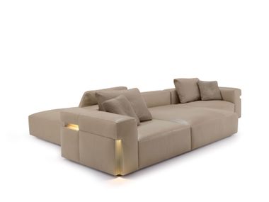 Double-sided leather sofa BOLD Visionnaire