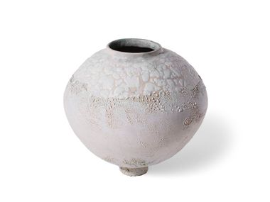 Clay vase WHITE MOON Visionnaire