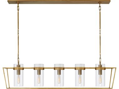 PRESIDIO LARGE LINEAR Pendant lamp By Visual Comfort Europe