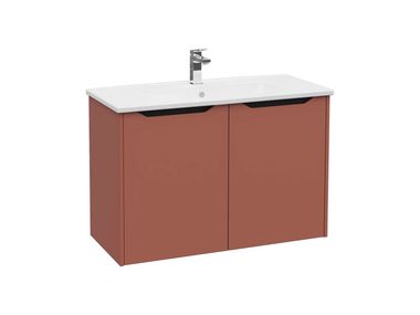 Mobile lavabo sospeso con lavabo integrato INTEGRA SQUARE VitrA Bathrooms