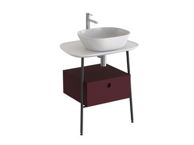 Consolle lavabo con cassetti PLURAL VitrA Bathrooms