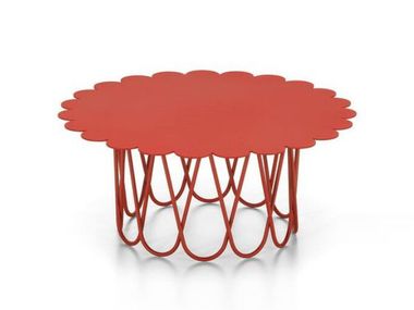 Tavolino rotondo in acciaio verniciato a polvere FLOWER TABLE Vitra