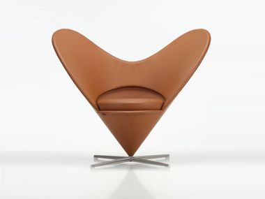 Fabric armchair HEART CONE CHAIR - PANTON UPHOLSTERY COLLECTION Vitra