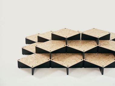Modular element for office seating system RESET Vitra
