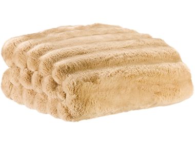 Fake fur maxi throw blanket ASTRID Vivaraise