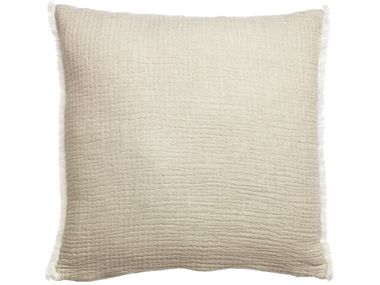 Square cotton cushion EMILIO Vivaraise