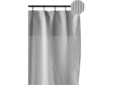 Striped cotton curtain FINETTE Vivaraise