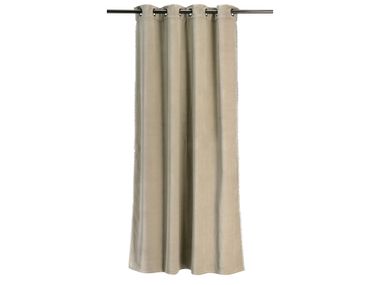 Solid-color cotton curtain FARA Vivaraise