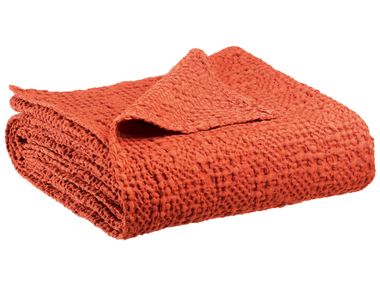 Solid-color cotton throw TANA Vivaraise