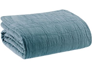 Solid-color cotton throw TITOU Vivaraise