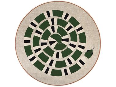 Round polypropylene outdoor rug YOKA Vivaraise
