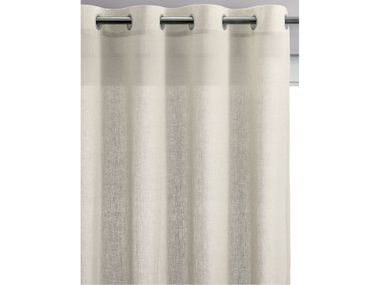 Solid-color linen curtain ZEFF VOILE Vivaraise