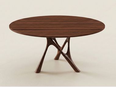 Round wooden table COLIBRI Voicu