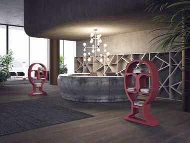Double-sided bookcase PU-PA Voltan