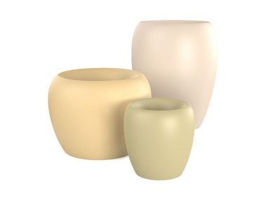 Low garden vase with Light BLOW Vondom