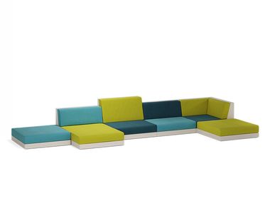 Canapé de jardin modulable en tissu PIXEL Vondom