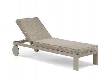 Bain de soleil inclinable en tissu à roulettes POSIDONIA Vondom