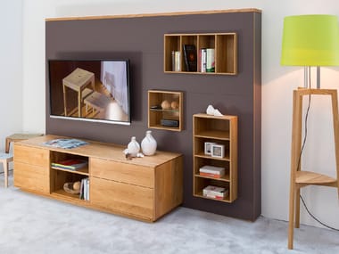 Parete attrezzata con porta tv WALLY | Parete attrezzata Sixay furniture
