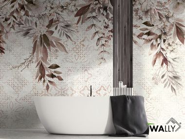 Washable nonwoven wallpaper FLORIAN WALLYART