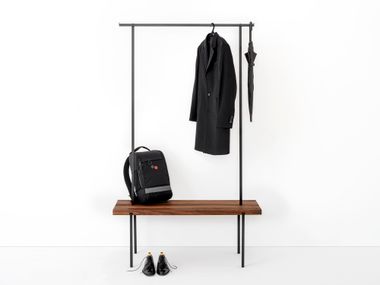 WALNUT COAT RACK #01 mueble de entrada By weld & co