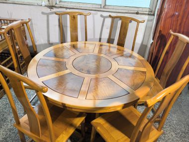 Tavolo rotondo in legno NANMU WANSHE