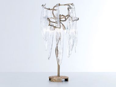Handmade bronze table lamp WATERFALL BLOCK Serip