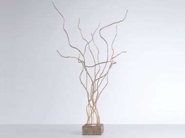 Halogen handmade bronze table lamp WIND ANEMOI Serip