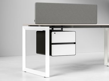 Cassettiera ufficio in acciaio verniciato a polvere con serratura CADMAN WORKSPACE