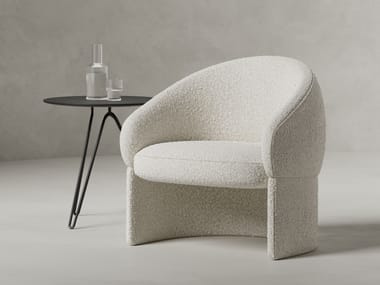 WORKSPACE, CANVA Poltrona in tessuto con braccioli