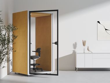 Cabina ufficio acustica singola freestanding ECHOBOX WORKSPACE