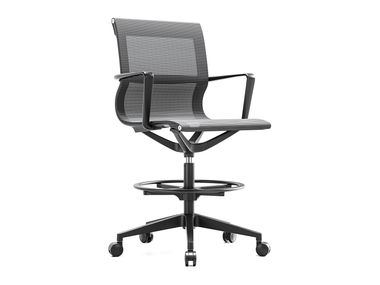 Sedia ufficio operativa in alluminio per disegnatore con ruote MATELL WORKSPACE