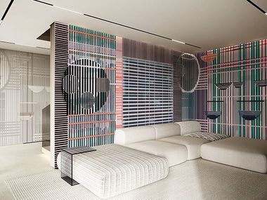Papel pintado geométrico CONTEMPLATION WallPepper