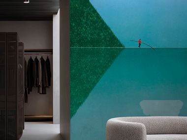 Carta da parati in bio-vinile organico BALANCING Wall&decò