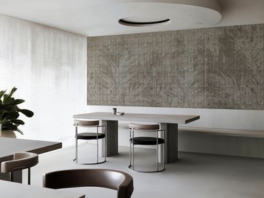 Carta da parati in bio-vinile organico DE BRODERIE Wall&decò