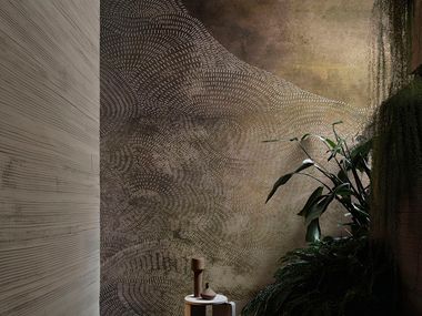 Carta da parati in bio-vinile organico EPHEMERA Wall&decò