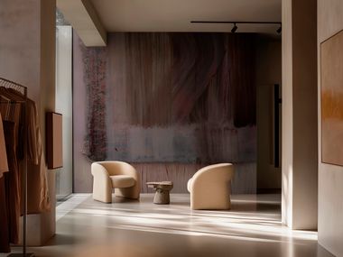 Carta da parati in bio-vinile organico NEEDLE AND THREAD Wall&decò