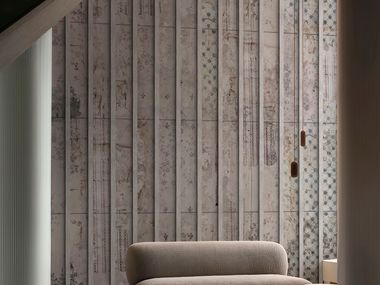 Organic bio-vinyl wallpaper ROSA SPINA Wall&decò