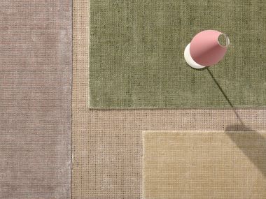 Alfombra hecha a mano DOTS Warli