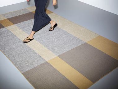 Alfombra rectangular de PET reciclado FABRIQUE Warli