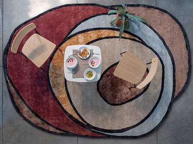 Handmade rug FINISTERRE Warli