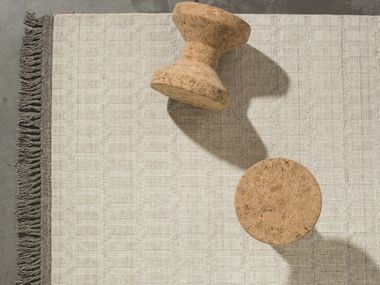 Alfombra hecha a mano MANTRA Warli
