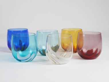 Glas aus Muranoglas DAKTIL Wave Murano Glass