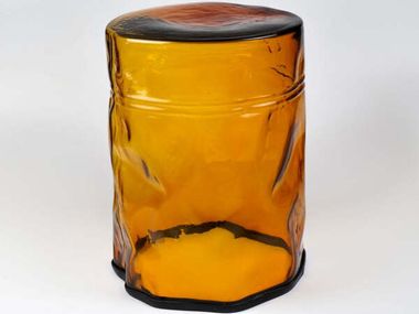 Low blown glass stool GIO STOOL Wave Murano Glass